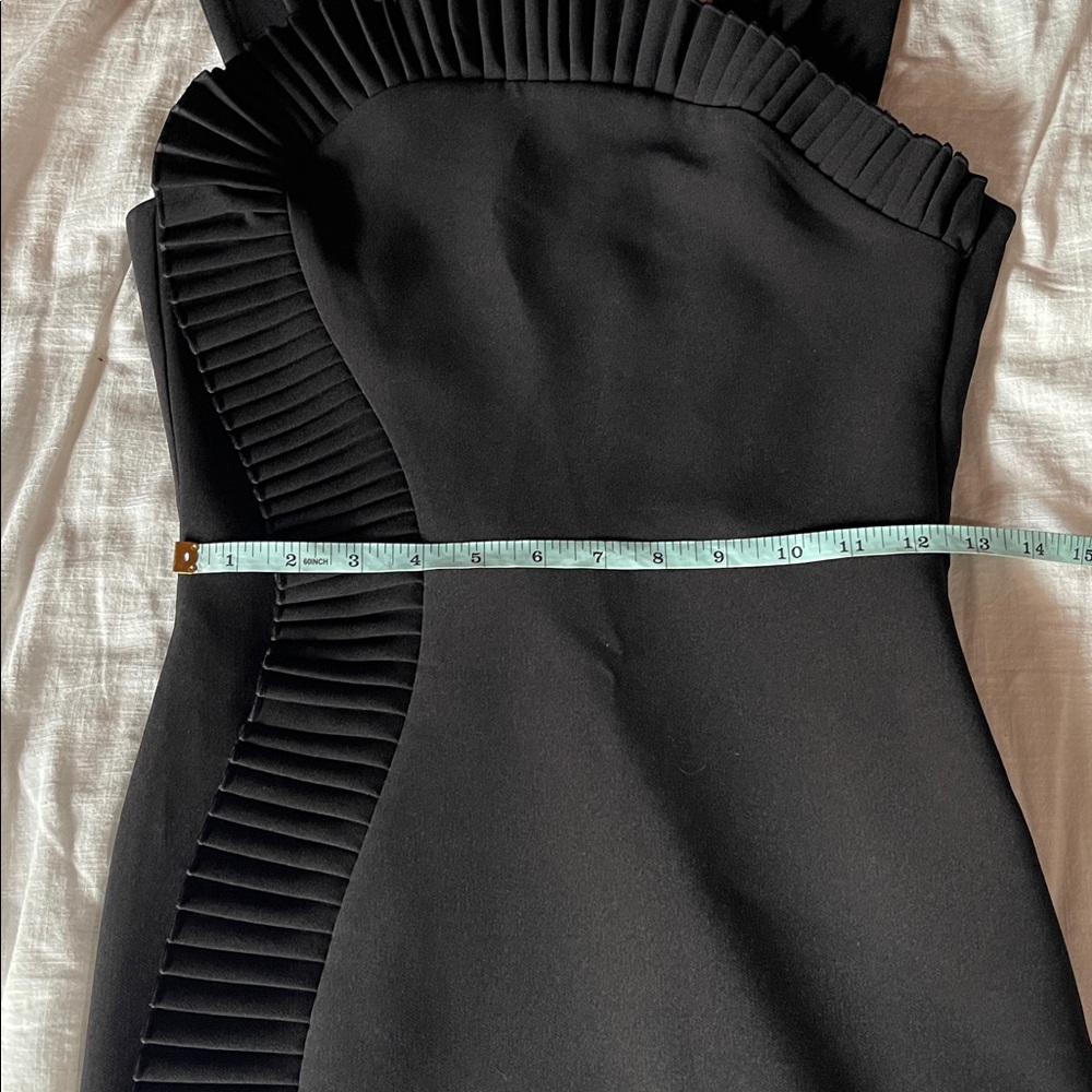 The Kooples NWT Black Ruffled Mini Dress - Picture 15 of 16
